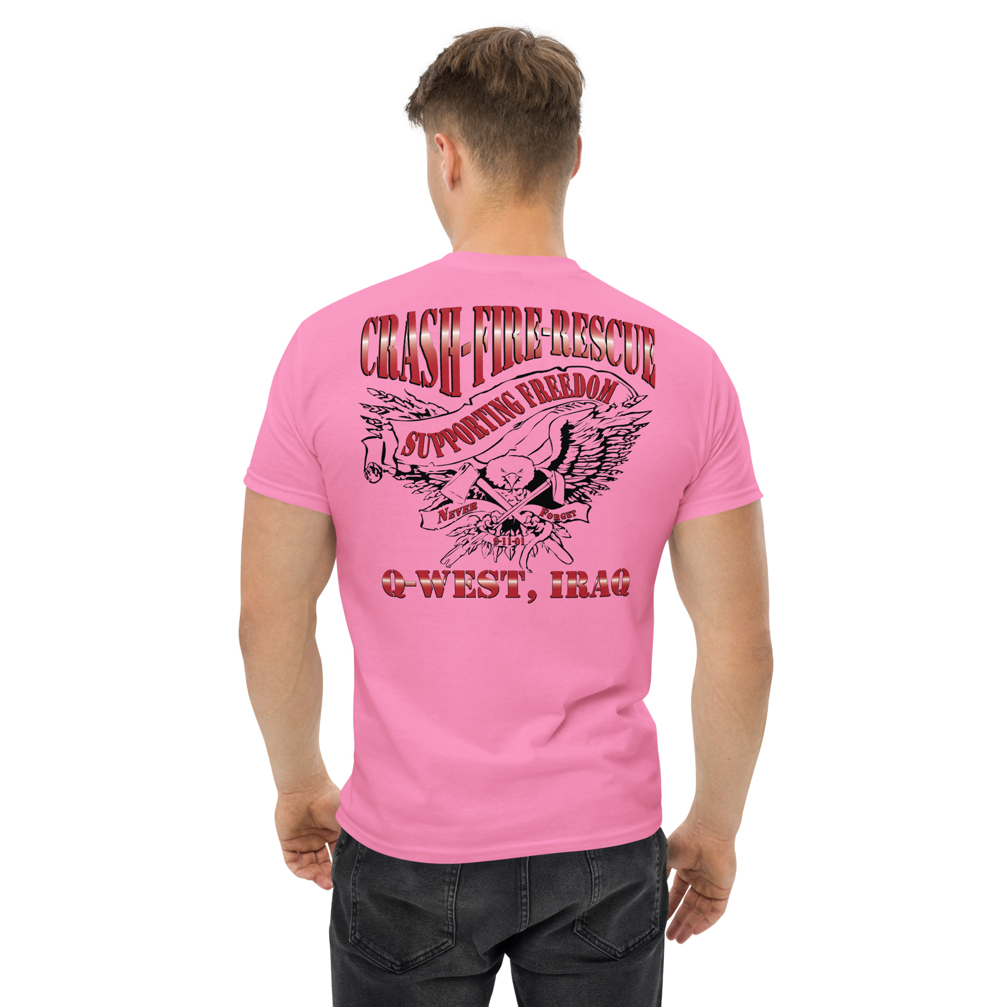 Q-West FD Iraq Unisex classic tee - Image 14