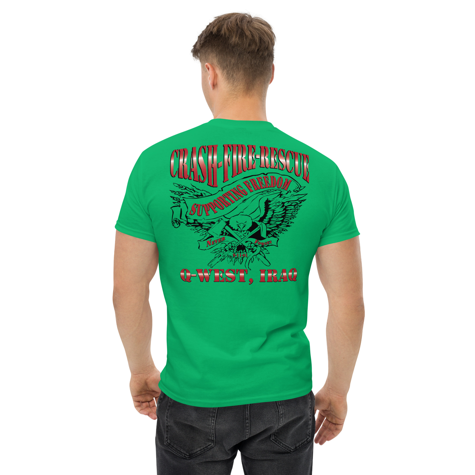 Q-West FD Iraq Unisex classic tee - Image 8