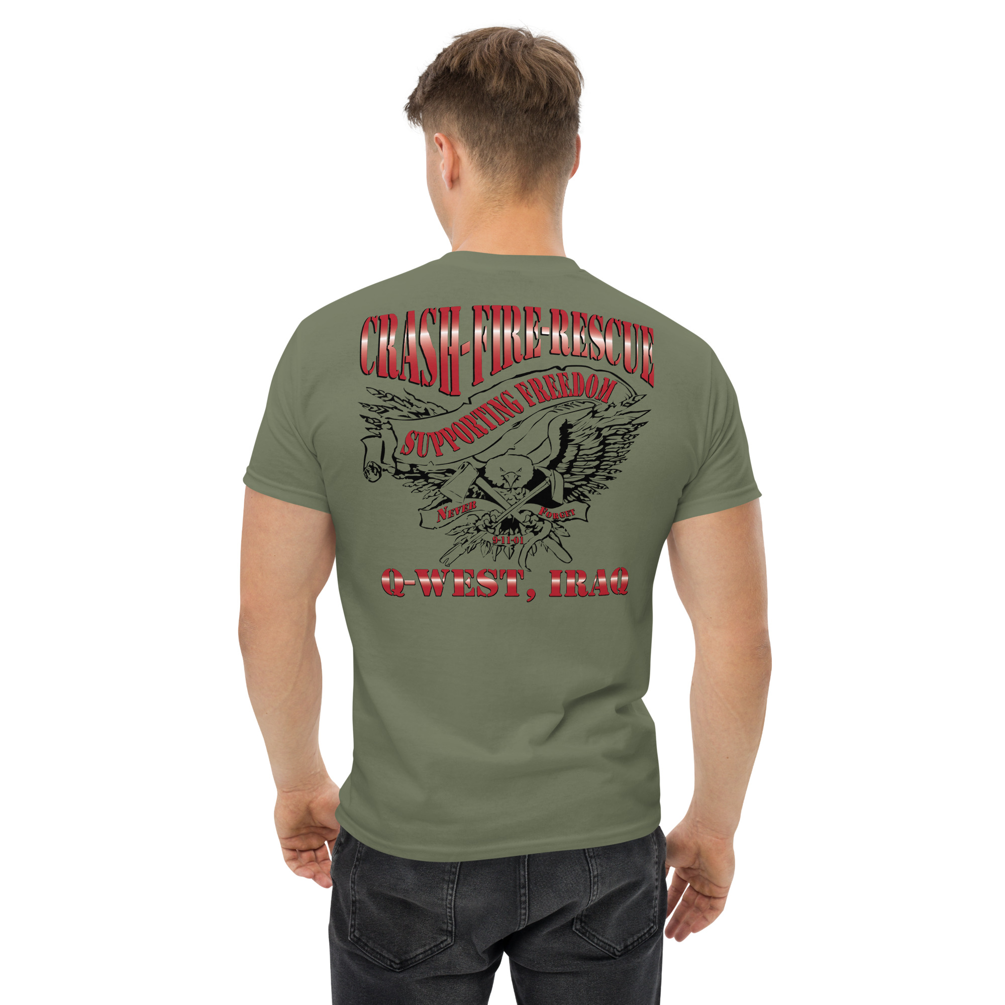 Q-West FD Iraq Unisex classic tee
