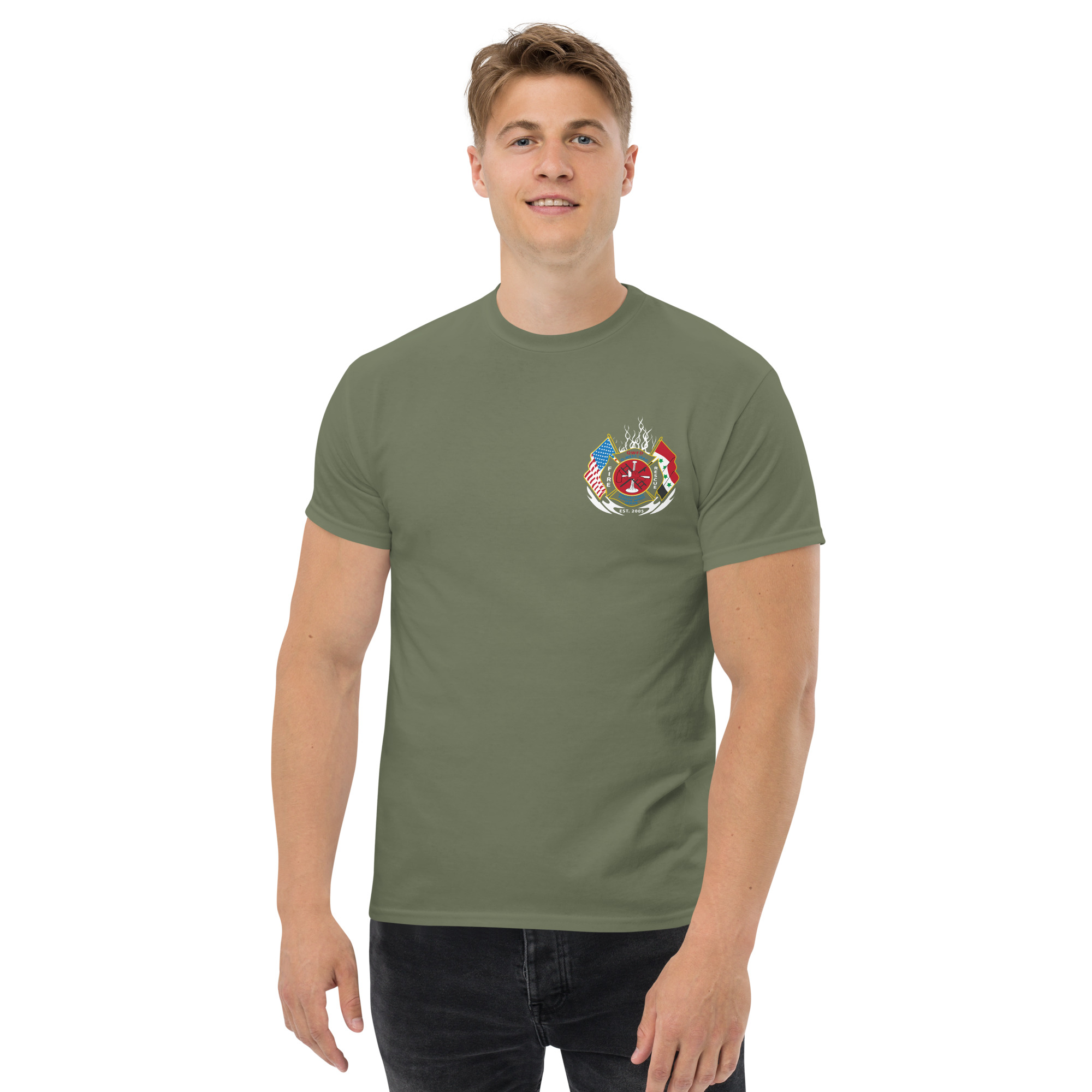 Q-West FD Iraq Unisex classic tee - Image 2