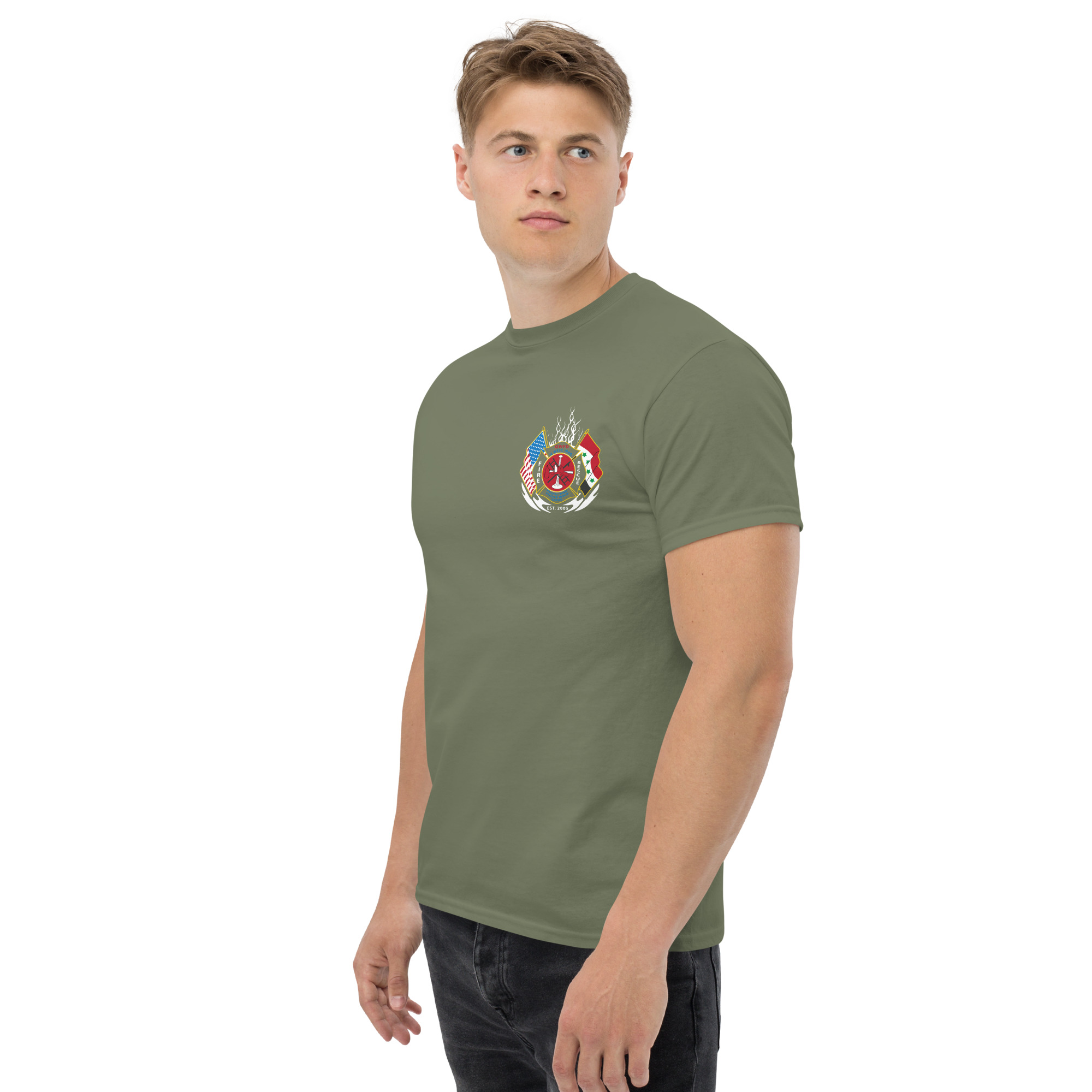 Q-West FD Iraq Unisex classic tee - Image 4