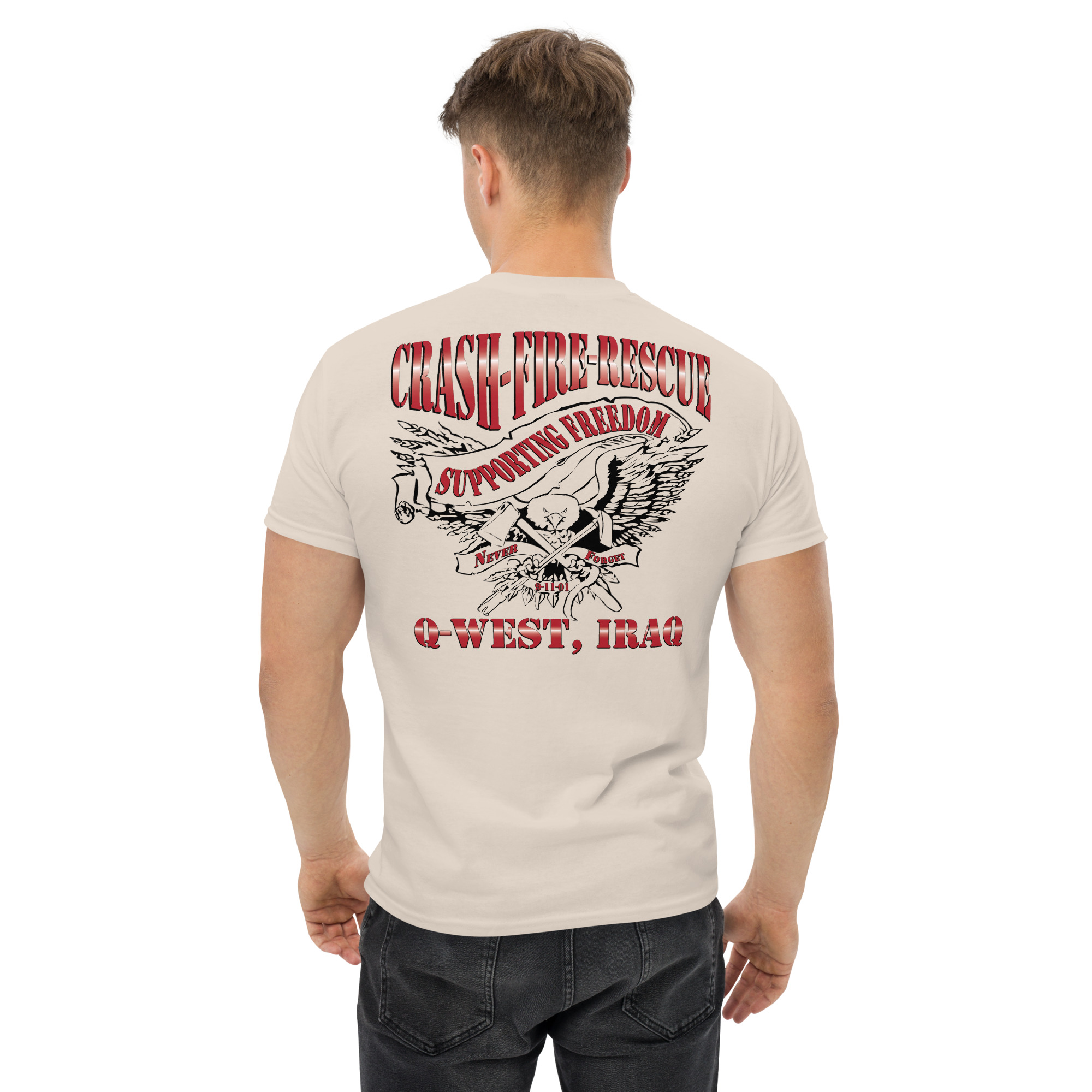 Q-West FD Iraq Unisex classic tee - Image 32