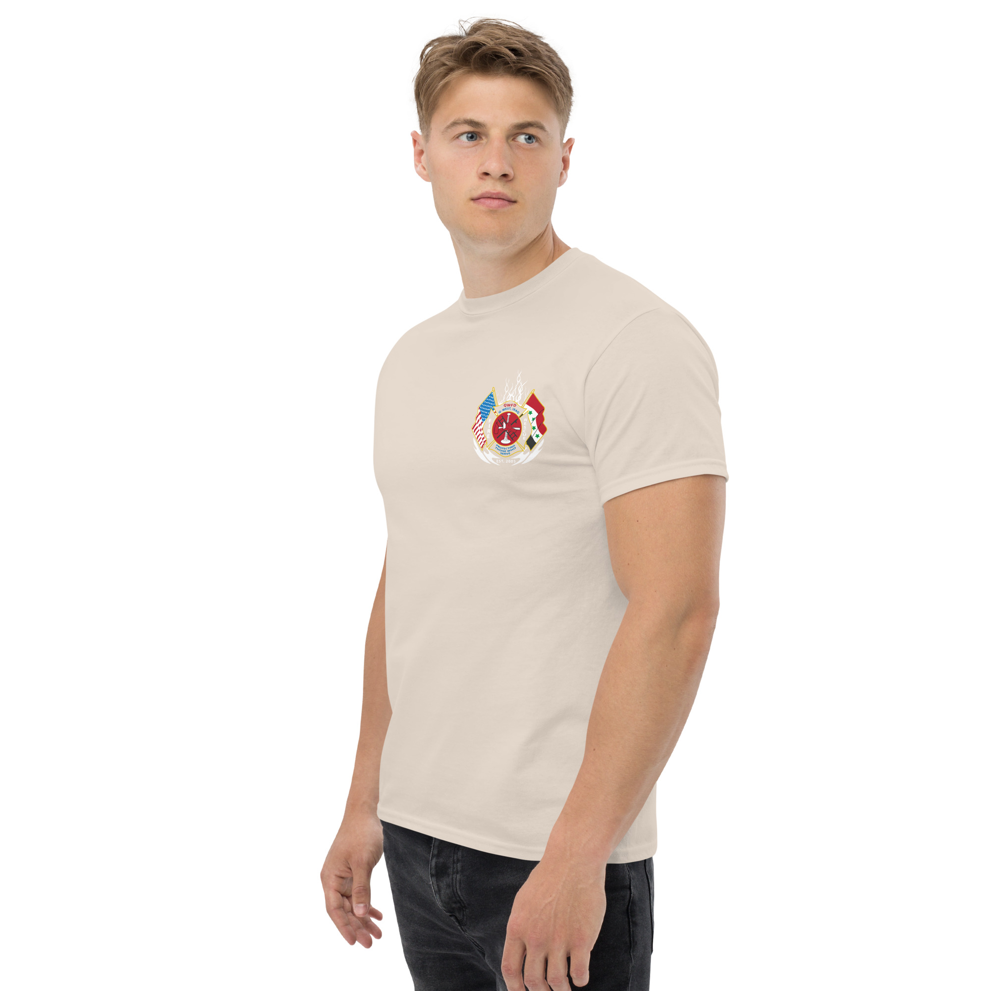 Q-West FD Iraq Unisex classic tee - Image 34