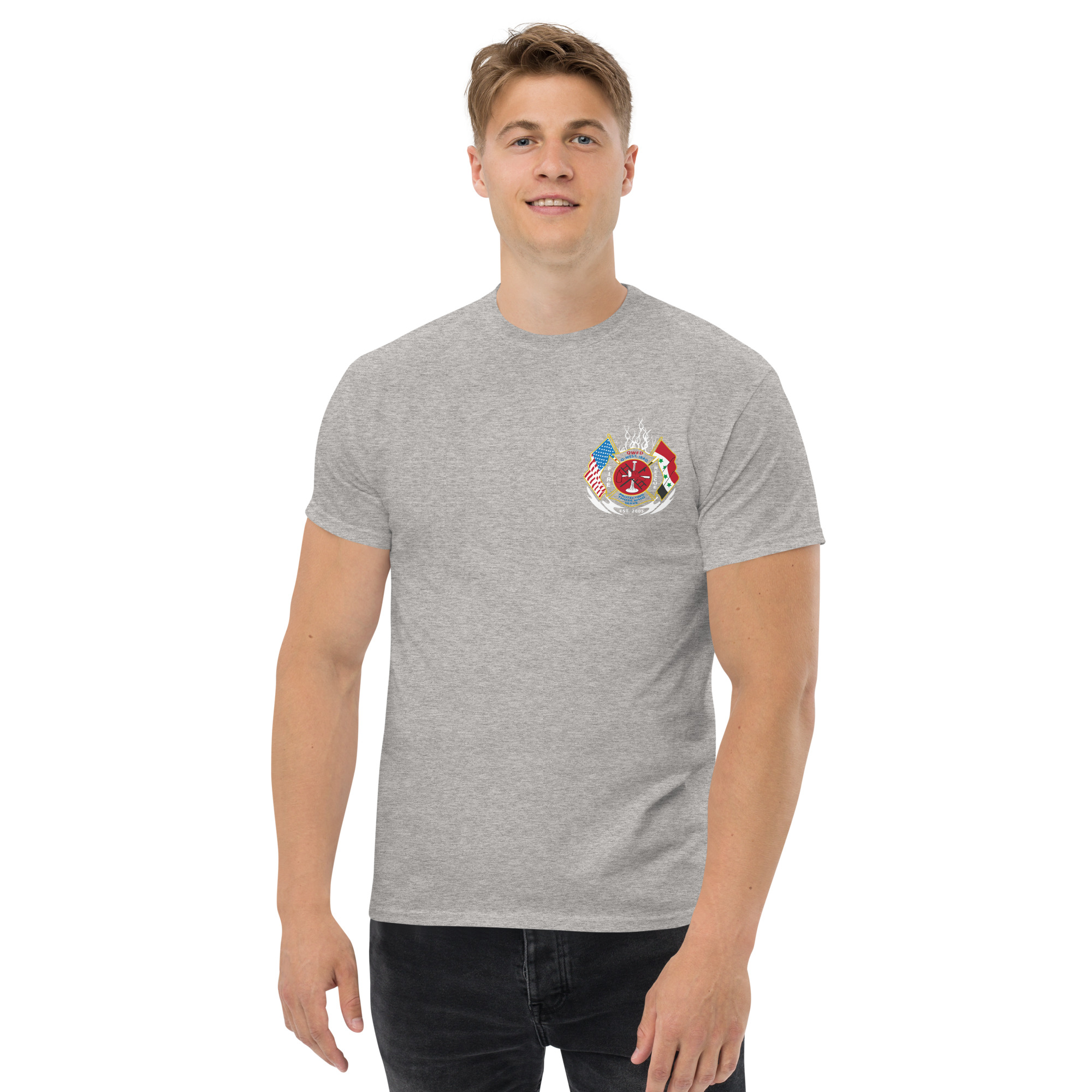 Q-West FD Iraq Unisex classic tee - Image 19